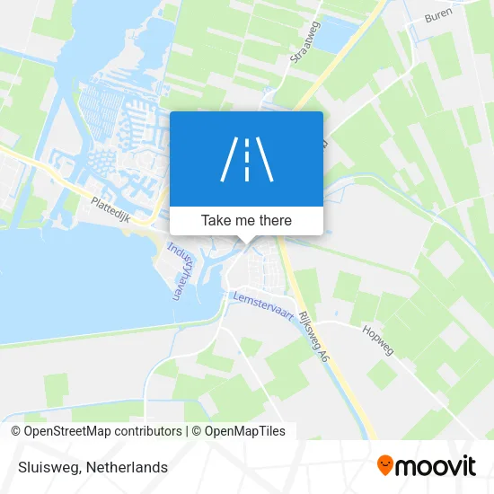 Sluisweg map