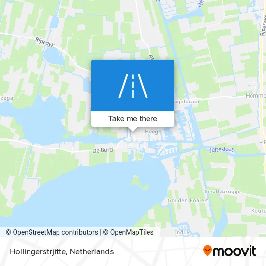 Hollingerstrjitte map