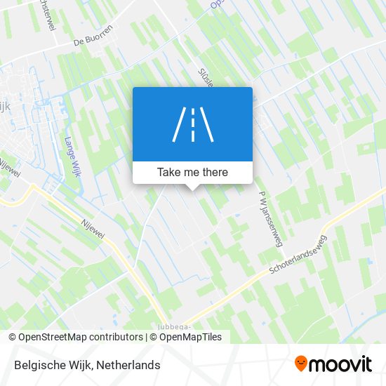 Belgische Wijk map