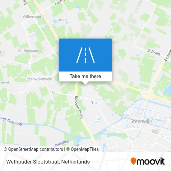 Wethouder Slootstraat map