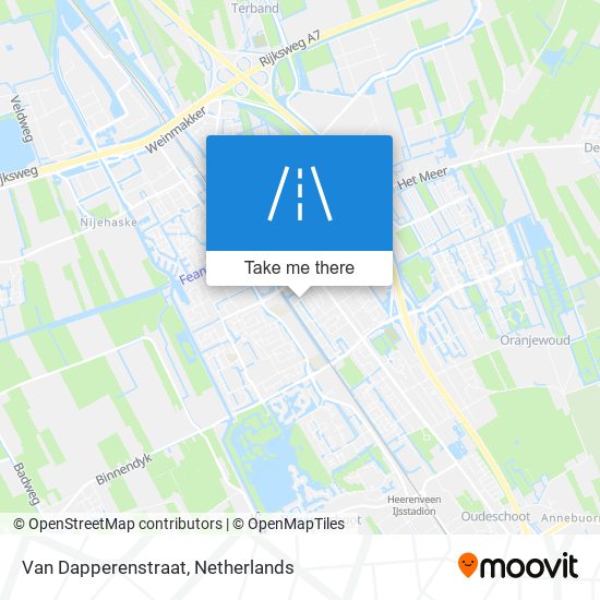 Van Dapperenstraat map