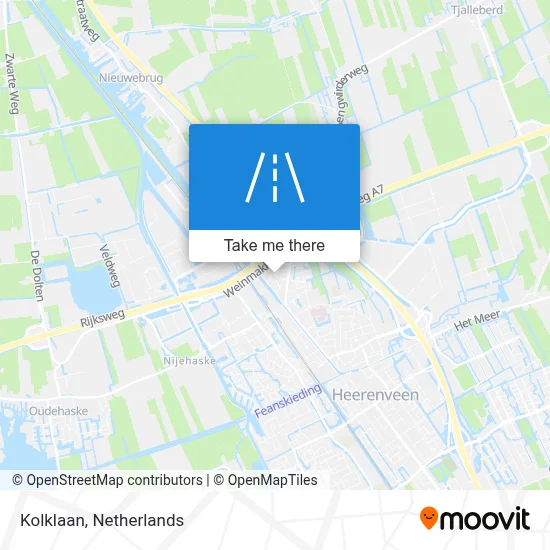 Kolklaan map