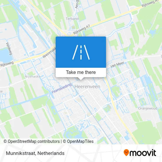 Munnikstraat map