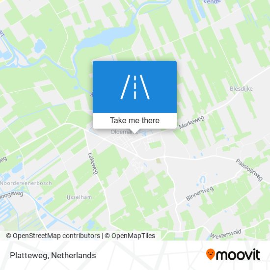 Platteweg map