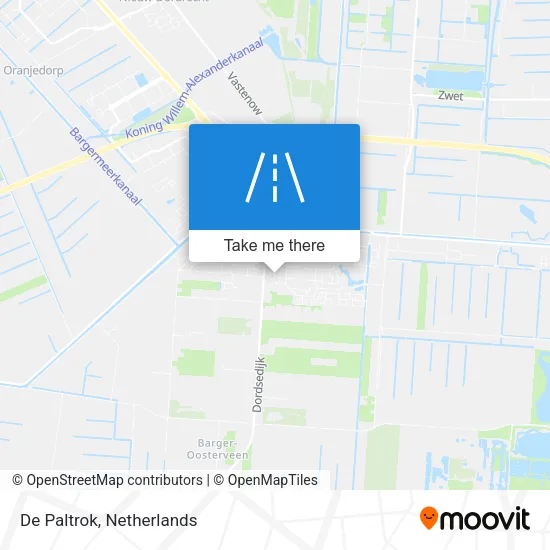 De Paltrok map