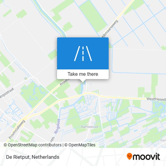 De Rietput map