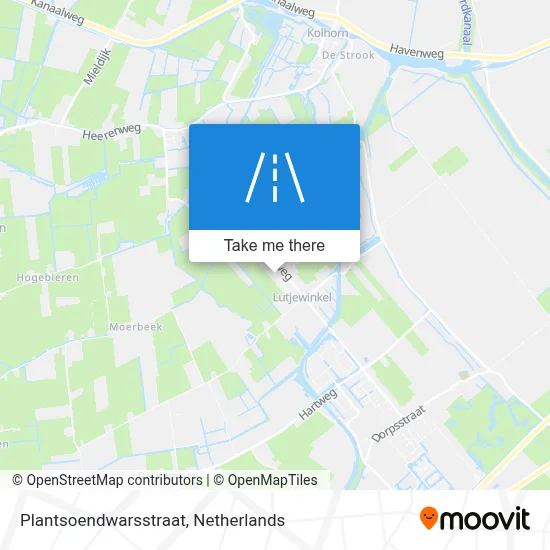 Plantsoendwarsstraat map