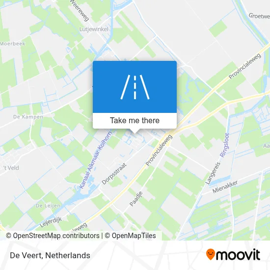 De Veert map