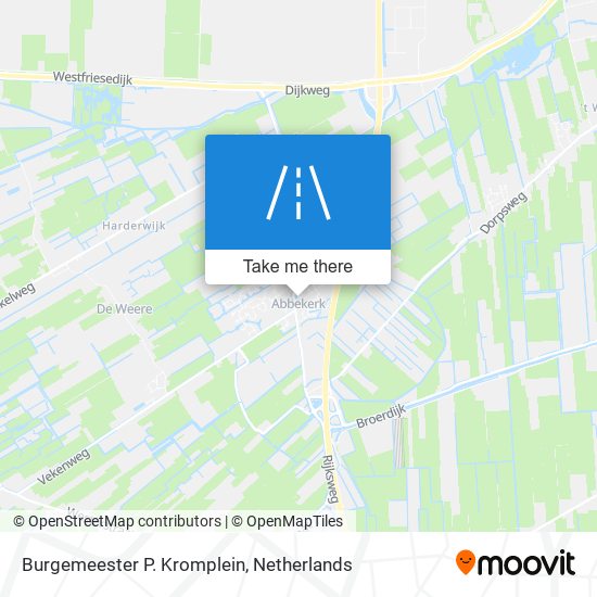 Burgemeester P. Kromplein map