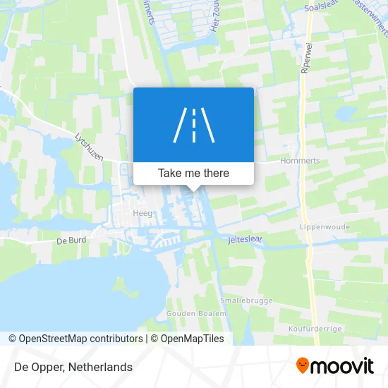De Opper map
