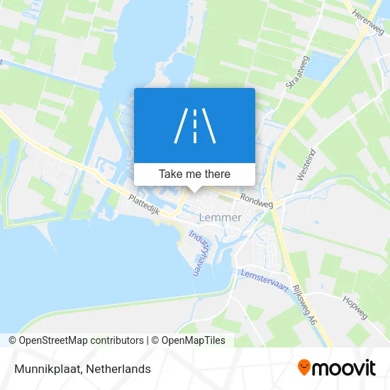 Munnikplaat map