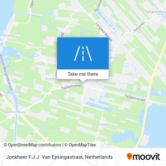 Jonkheer F.J.J. Van Eysingastraat map