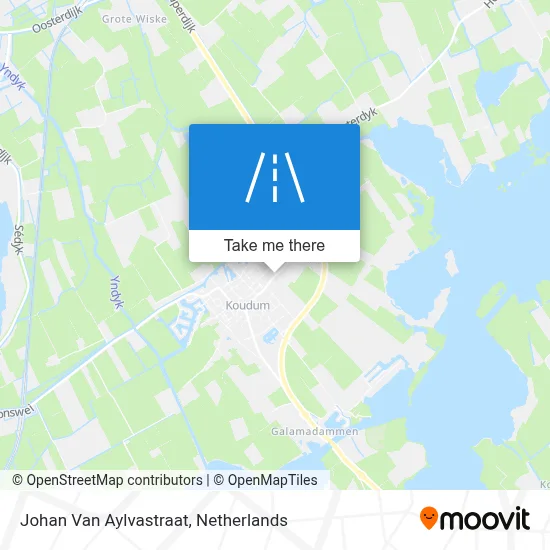 Johan Van Aylvastraat map