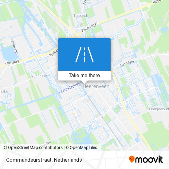 Commandeurstraat map