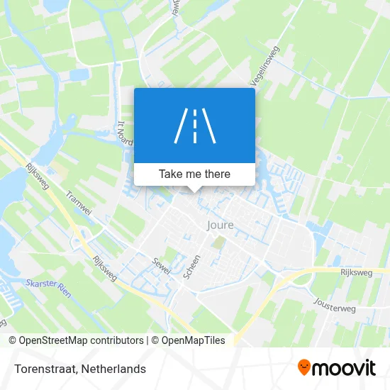 Torenstraat map
