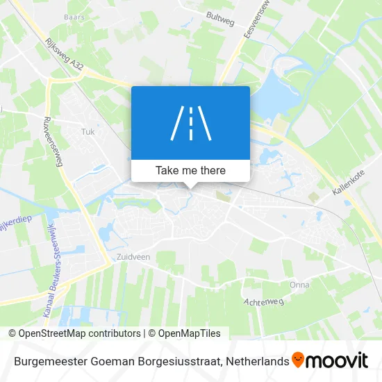 Burgemeester Goeman Borgesiusstraat map