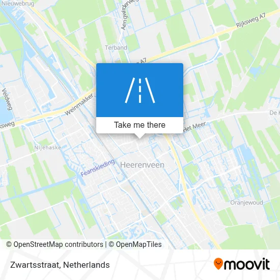 Zwartsstraat map