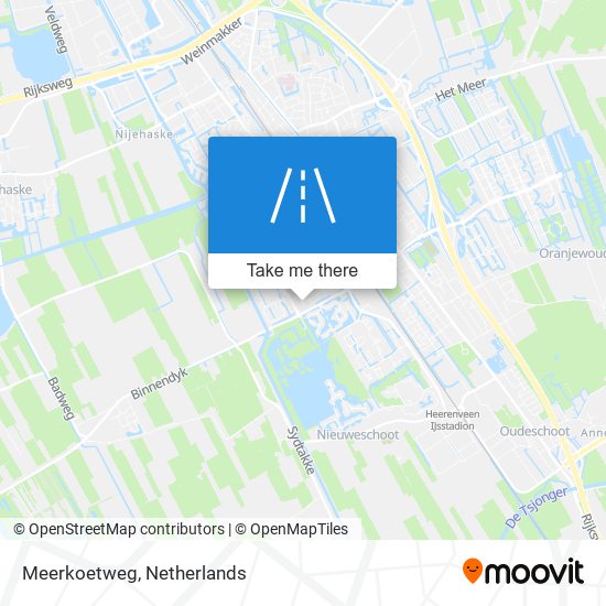 Meerkoetweg Karte