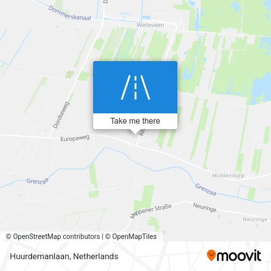 Huurdemanlaan map