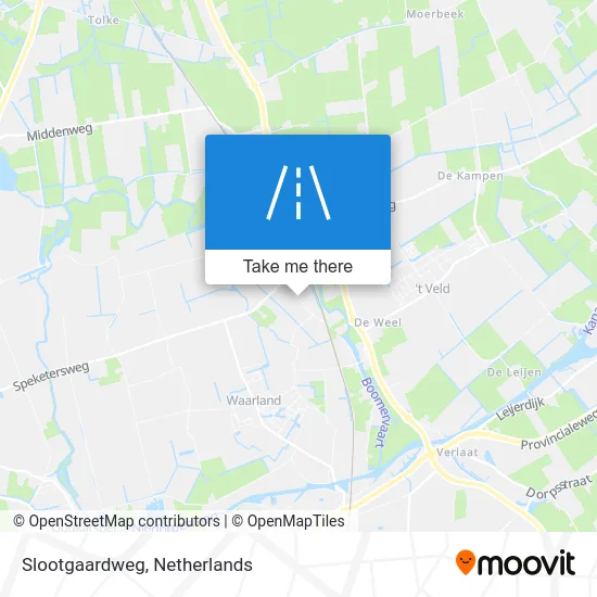 Slootgaardweg map