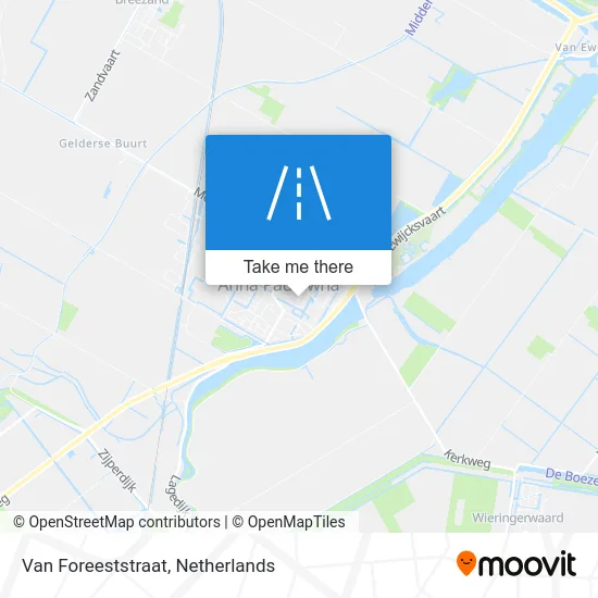 Van Foreeststraat map