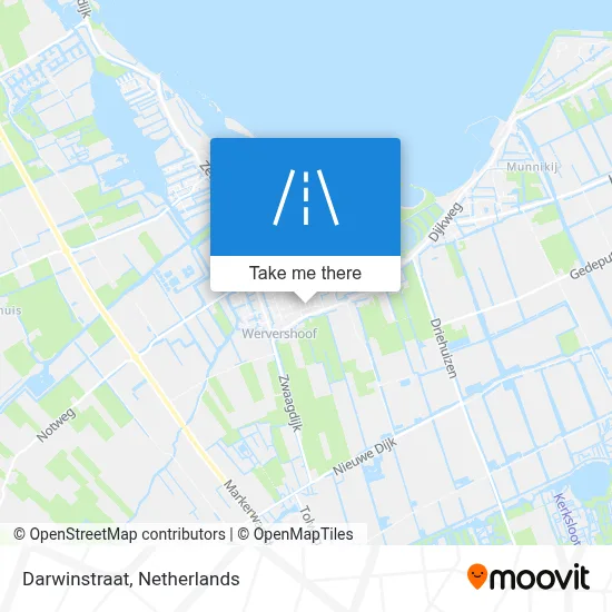 Darwinstraat map