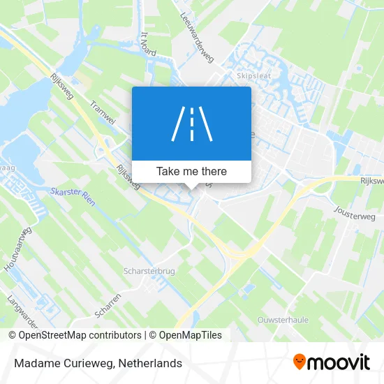 Madame Curieweg map