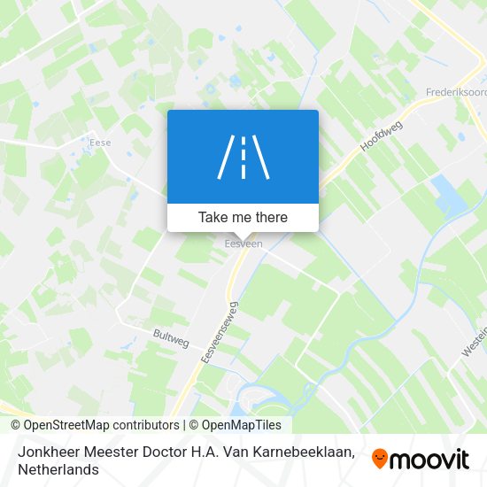 Jonkheer Meester Doctor H.A. Van Karnebeeklaan map