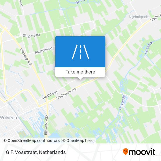 G.F. Vosstraat map