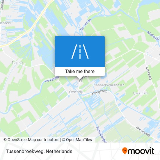 Tussenbroekweg map