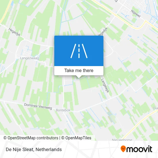 De Nije Sleat map