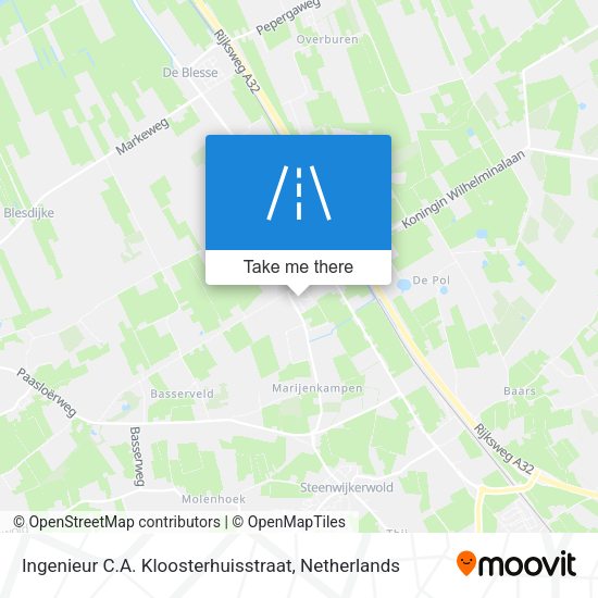 Ingenieur C.A. Kloosterhuisstraat map