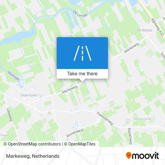 Markeweg map