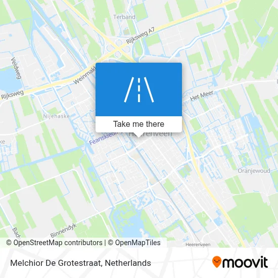Melchior De Grotestraat map
