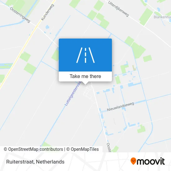 Ruiterstraat map