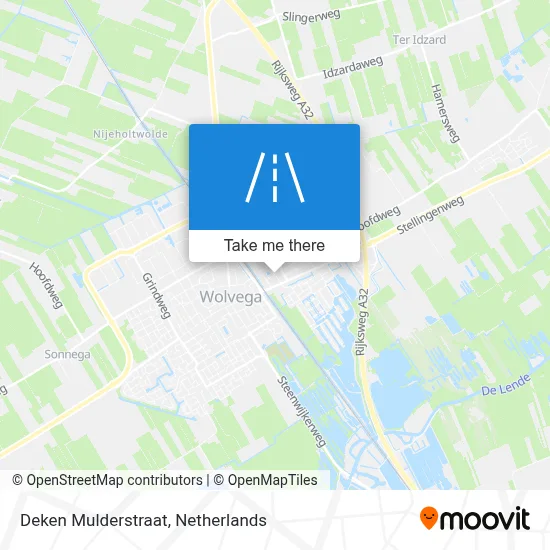 Deken Mulderstraat map