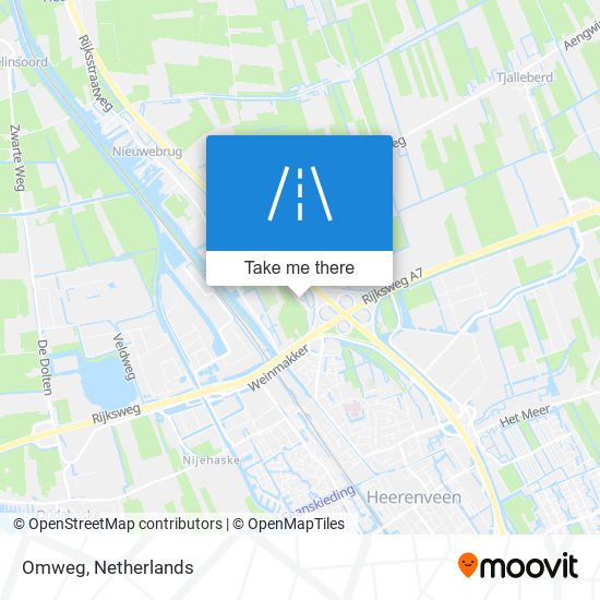 Omweg map