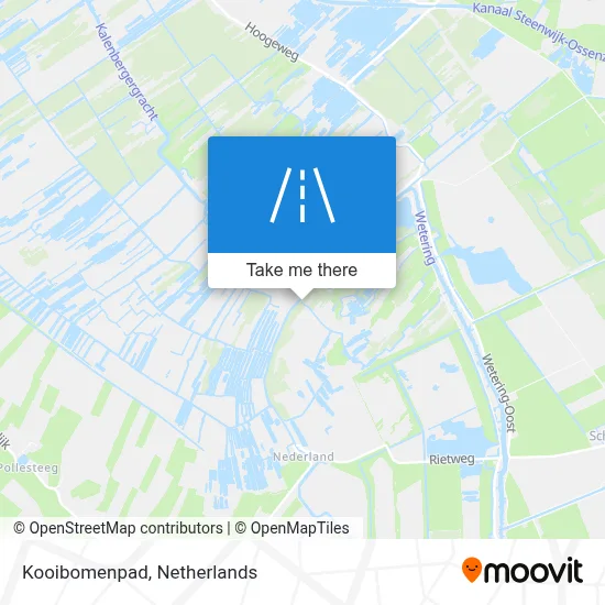Kooibomenpad map