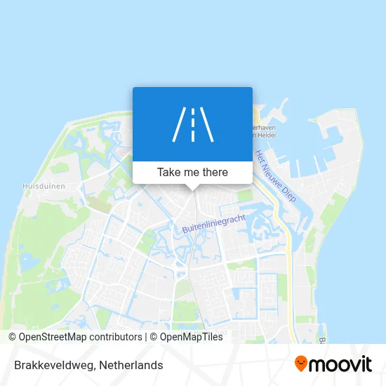 Brakkeveldweg map