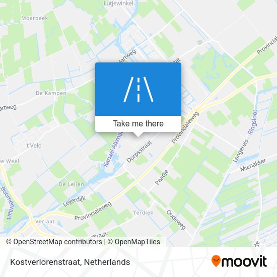 Kostverlorenstraat map