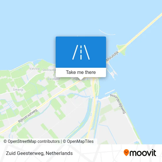 Zuid Geesterweg map