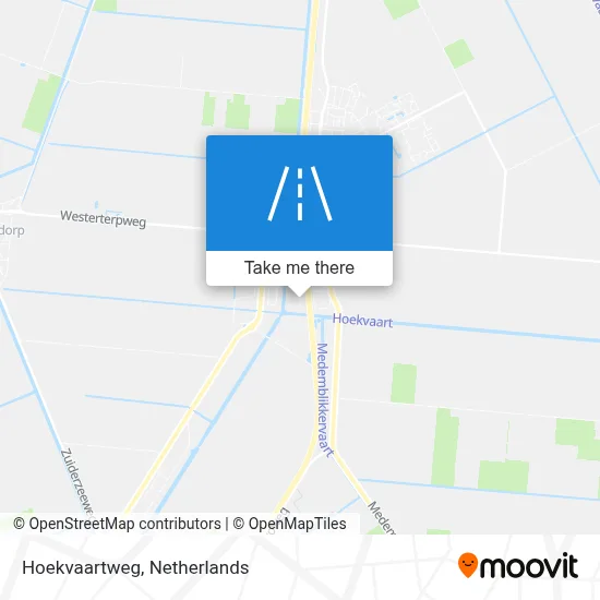 Hoekvaartweg map