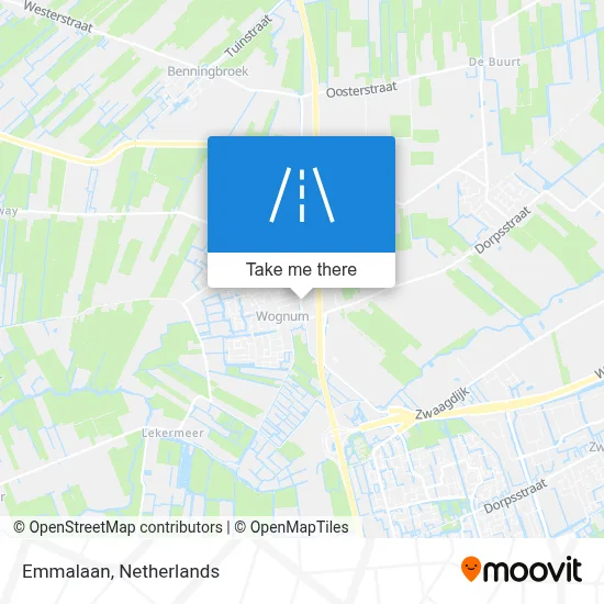 Emmalaan map