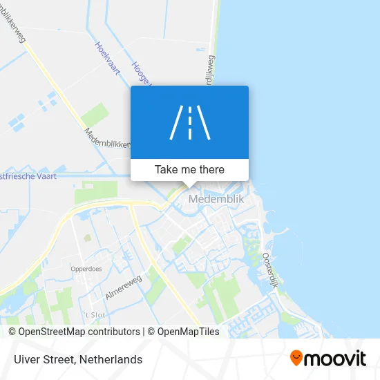 Uiverstraat map