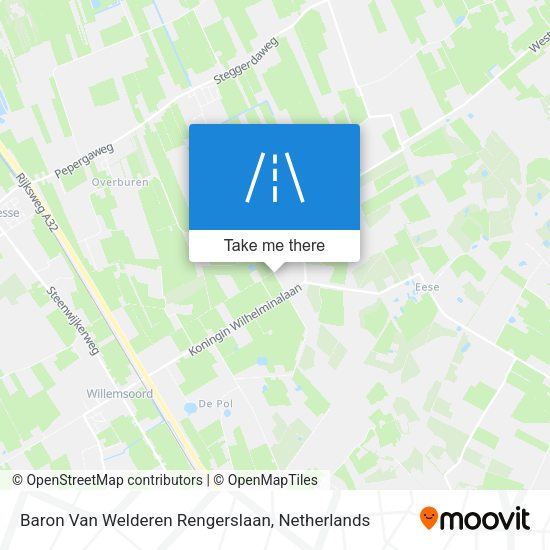 Baron Van Welderen Rengerslaan map