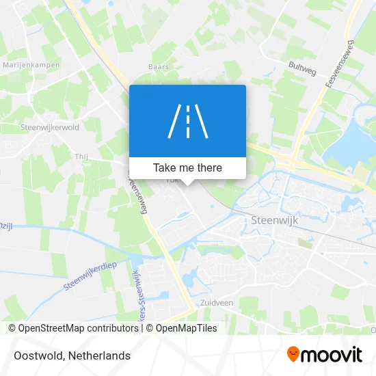 Oostwold map