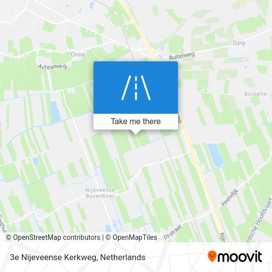 3e Nijeveense Kerkweg map
