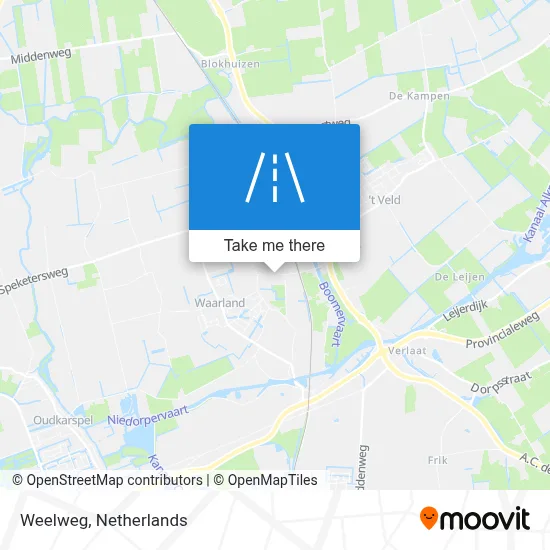 Weelweg map