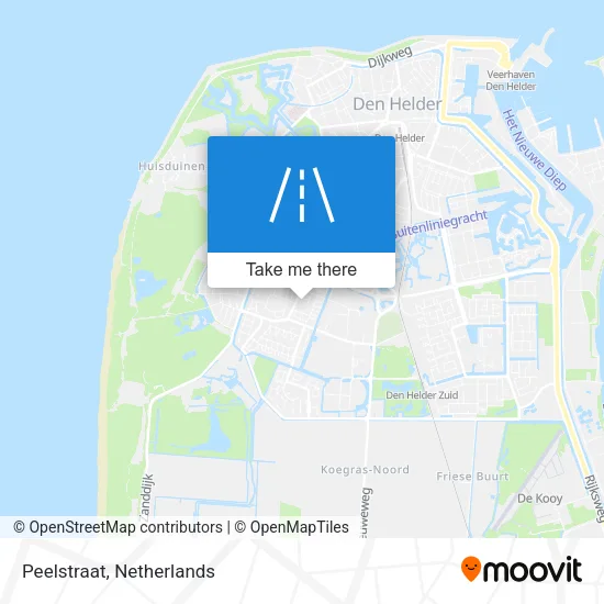 Peelstraat map