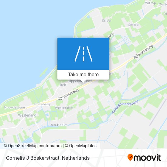 Cornelis J Boskerstraat map